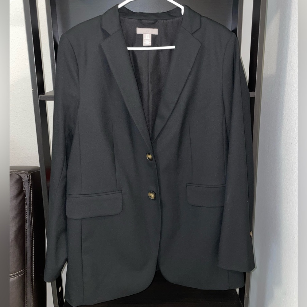 H&M Blazer Black Womens Size Medium